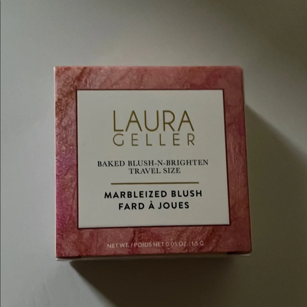 Laura Geller Baked Marbleized Blush Pink Travel Size